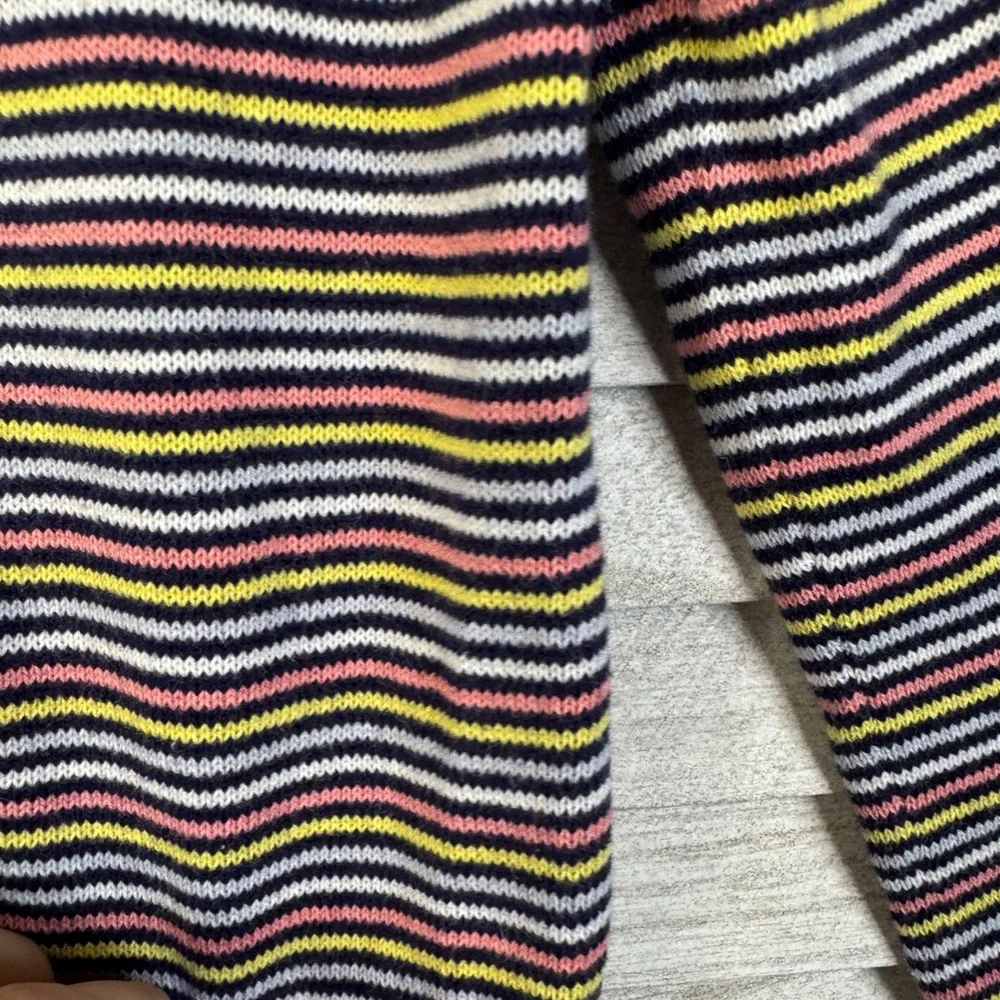 Gymboree Girls Rainbow Striped Cotton Cardigan Sweater Button Front Size 3T
